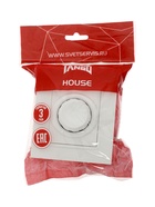 Диммер белый TANGO HOUSE, 250 В, IP20, скрытый монтаж, белый - Фото 4