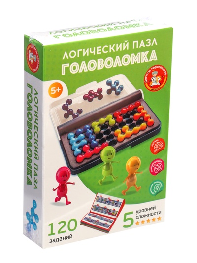 Головоломка «Логический пазл» 120 заданий, 5+