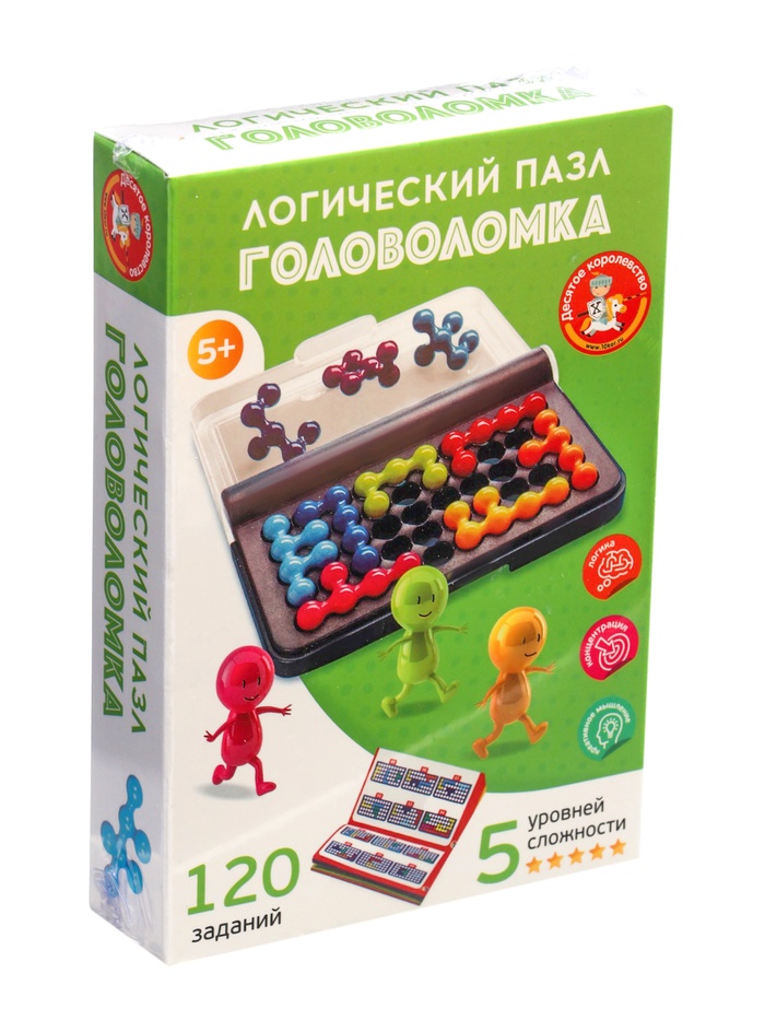 Головоломка «Логический пазл» 120 заданий, 5+