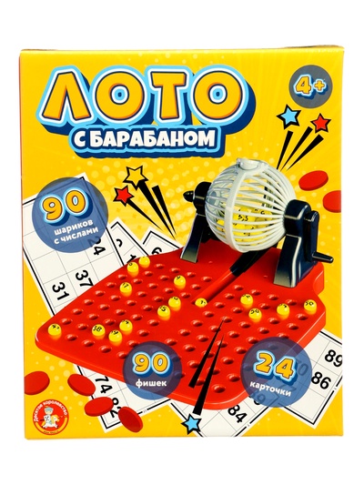 Настольная игра Десятое Королевство «Лото» с барабаном