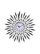 УЦЕНКА Часы настенные «Лучи-Перья», серия: Ажур, плавный ход, d=50 см, циферблат 14.5 см - Фото 1