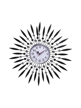 {{photo.Alt || photo.Description || 'УЦЕНКА Часы настенные «Лучи-Перья», серия: Ажур, плавный ход, d=50 см, циферблат 14.5 см'}}