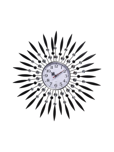 УЦЕНКА Часы настенные «Лучи-Перья», серия: Ажур, плавный ход, d=50 см, циферблат 14.5 см