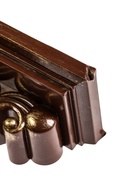 УЦЕНКА Часы настольные интерьерные «Милица», бесшумные, 26×14 см, d=9.5 см, коричневые - Фото 5