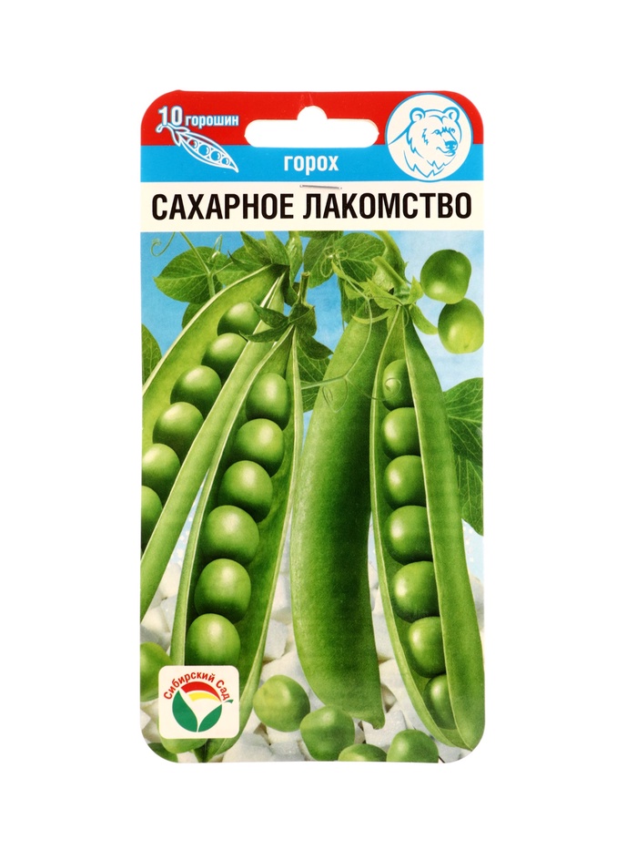 Семена Горох «Сахарное лакомство», 5 г, «Сибирский сад»