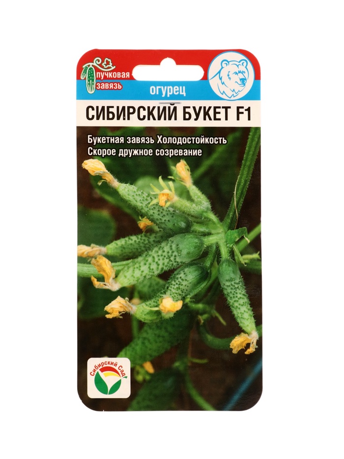 Семена Огурец СИБИРСКИЙ БУКЕТ F1 7шт