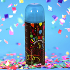 Новогодний спрей серпантин, 250 мл., цвет синий, на новый год - Фото 3