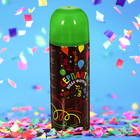 Новогодний спрей серпантин, 250 мл., цвет зелёный, на новый год - Фото 2