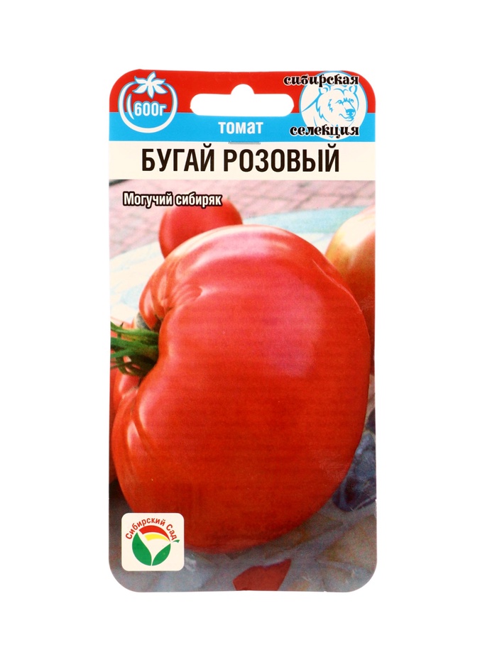 Семена Томат «Бугай розовый», 20 шт., «Сибирский сад»