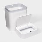 УЦЕНКА Ведро для мусора сенсорное, 12 л, цвет белый - Фото 6