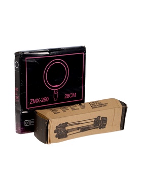 {{photo.Alt || photo.Description || 'УЦЕНКА Светодиодная кольцевая лампа на штативе Luazon SNP099, 10" (26 см), 10 Вт, штатив 34-108 см 1'}}