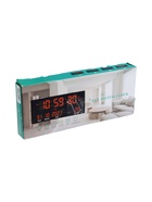 УЦЕНКА Часы электронные настенные/настольные «Соломон», с будильником, 36×15×2.8 см 10983255