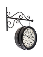 УЦЕНКА Часы настенные двусторонние «Вокзальные», на подвесе, 55×50 см 10983262