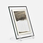 УЦЕНКА Песочные часы - картина «Аспро», 18×13 см, антистресс, песок чёрный 10983264