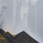 УЦЕНКА Песочные часы - картина «Аспро», 18×13 см, антистресс, песок чёрный 10983264