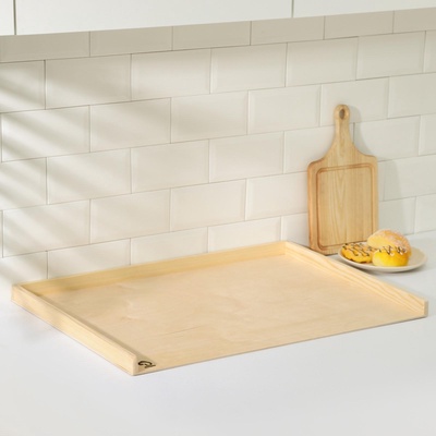 УЦЕНКА Доска пироговая «Хозяюшка» с бортиком, береза, 70×50×0.4 см