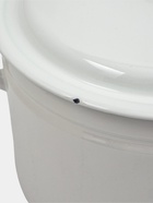 УЦЕНКА Кастрюля эмалированная, 8 л, d=26.4 см, с крышкой, цилиндрическая, без декора, белая - Фото 3