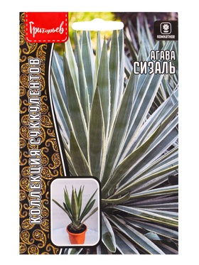 Семена цветов Агава Сизаль 10шт. 12.29 г.  (артикул 10965793)  большой выбор товаров оптом и в розницу по низким ценам с доставкой