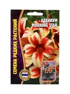 Семена цветов Адениум Morning Star 3 шт.   12.29 г. - фото 809454468