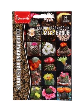 Семена цветов Кактус Смесь Видов карликовый  3шт. / НОВИНКА  12.29 г.