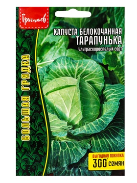 Семена цветов Капуста б/к Тарапунька ультраранняя 1г.  12.29 г.  (артикул 10967304)  большой выбор товаров оптом и в розницу по низким ценам с доставкой