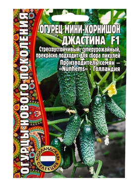 {{photo.Alt || photo.Description || 'Семена Огурец Джастина F1 мини-корнишон (Голландия) 6шт.  12.29 г.'}}