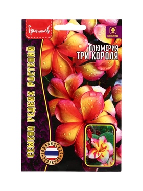 Семена цветов Плюмерия Три Короля  3 шт.  12.29 г.