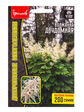 Семена цветов Волжанка Двудомная ВП 200 шт. 12.29 г.  (артикул 10967264)  большой выбор товаров оптом и в розницу по низким ценам с доставкой