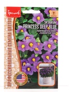 Семена цветов Экзакум Princess Deep Blue 3др.  12.29 г. - фото 809454940