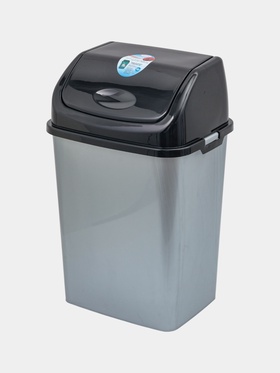 {{photo.Alt || photo.Description || 'УЦЕНКА Ведро для мусора «Камелия» 18 л серебристый перламутр/черный'}}