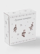 УЦЕНКА Салатник Доляна «Гуси» цвет белый 15.5×6 см - Фото 6