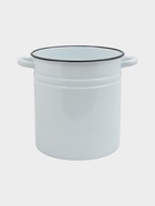 УЦЕНКА Кастрюля эмалированная, 12 л, d=26 см, цилиндрическая, нет крышки, белая - Фото 4