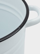 УЦЕНКА Кастрюля эмалированная, 12 л, d=26 см, цилиндрическая, нет крышки, белая - Фото 5