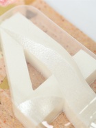 УЦЕНКА Свеча в торт "Грань", цифра "4", жемчужный, 6,5 см - Фото 3