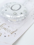 УЦЕНКА Свеча в торт на шпажке «Воздушный шарик», цифра 0, 3.5 см, серебро - Фото 4