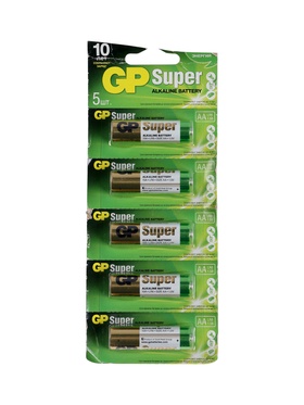 {{photo.Alt || photo.Description || 'УЦЕНКА Батарейка алкалиновая GP Super, AA, LR6-5BL, 1.5В, отрывной блистер, 5 шт.'}}