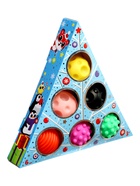 УЦЕНКА Подарочный набор развивающих мячиков «Голубая елочка» 6 шт. - Фото 2