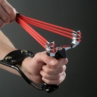 УЦЕНКА Рогатка «Стрельба», 18×11 см, с упором, металл, чёрная - Фото 4