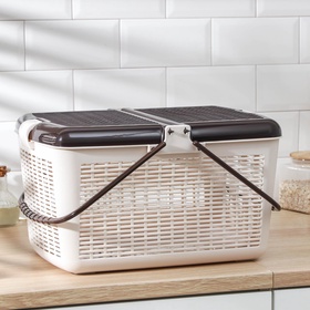 {{photo.Alt || photo.Description || 'УЦЕНКА Корзина для пикника 45×30×24 см, светло-коричневая, без крышки'}}