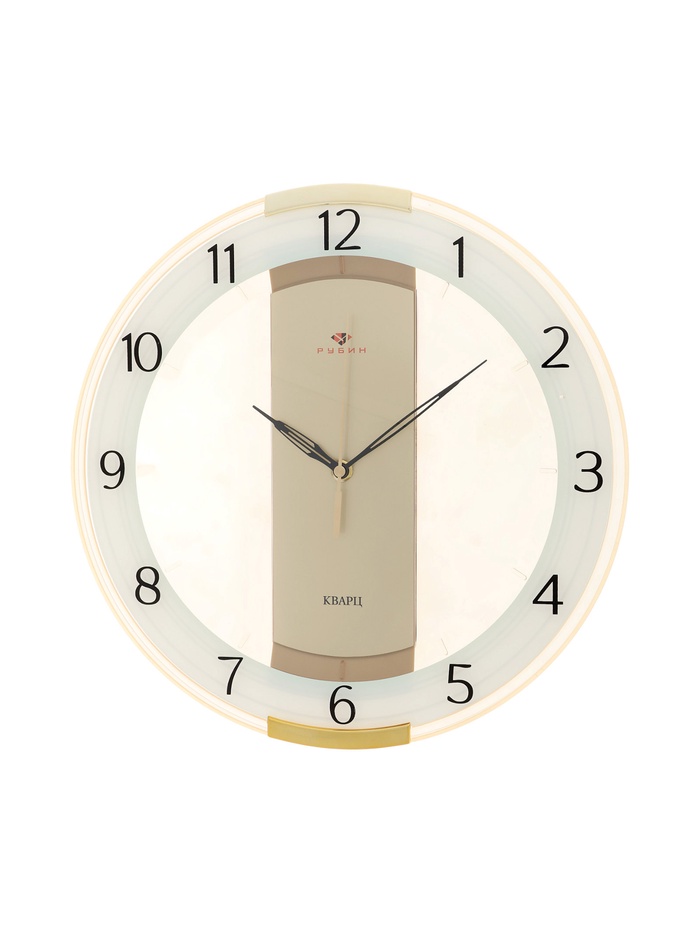 УЦЕНКА Часы настенные интерьерные «Полоса», бесшумные, d=34 см - Фото 1