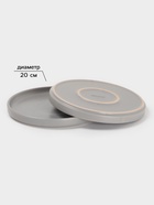 УЦЕНКА Набор посуды 24 предмета Доляна «Гранит» 6 тар-26 см, 6 тар-20 см, 6 салат-14.5 см, 6 кр 10 - Фото 3