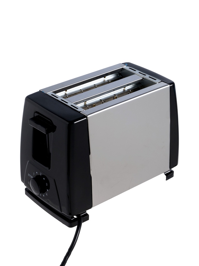 УЦЕНКА Тостер LT-03, 750 Вт, 6 режимов прожарки, 2 тоста, серебристый - Фото 1