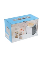 УЦЕНКА Тостер LT-03, 750 Вт, 6 режимов прожарки, 2 тоста, серебристый - Фото 8