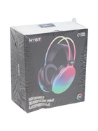 УЦЕНКА Наушники полноразмерные Mybit W-33, RGB подсветка, BT5.3, 800 мАч, Type-C, зелёные - Фото 13