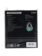 УЦЕНКА Наушники полноразмерные Mybit W-33, RGB подсветка, BT5.3, 800 мАч, Type-C, зелёные - Фото 14