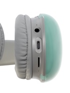 УЦЕНКА Наушники полноразмерные Mybit W-33, RGB подсветка, BT5.3, 800 мАч, Type-C, зелёные - Фото 5