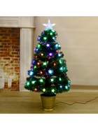 УЦЕНКА Ёлка фиброоптическая «Звезда» 90 см, 80 веток - Фото 2