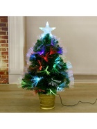 УЦЕНКА Ёлка фиброоптическая «Пучок радужный» 60 см d нижнего яруса 35 см, 55 веток - Фото 2