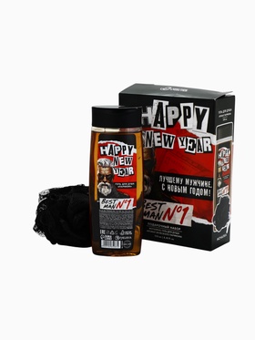 {{photo.Alt || photo.Description || 'УЦЕНКА Набор Happy New Year, гель для душа 250 мл и мочалка, аромат мужского парфюма'}}