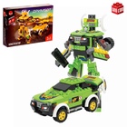 УЦЕНКА СУПЕРБОТЫ Конструктор-трансформер «Джип», 145 дет, цвет зеленый 10983651